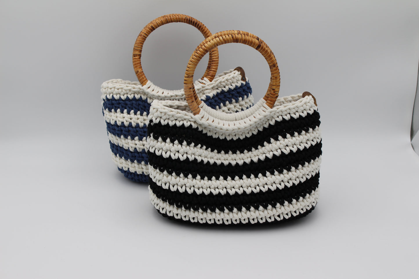 Tas Joan - Jeans/wit