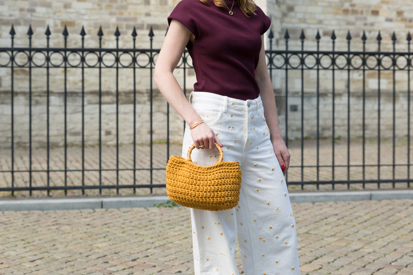 Tas Jasmijn - Okergeel