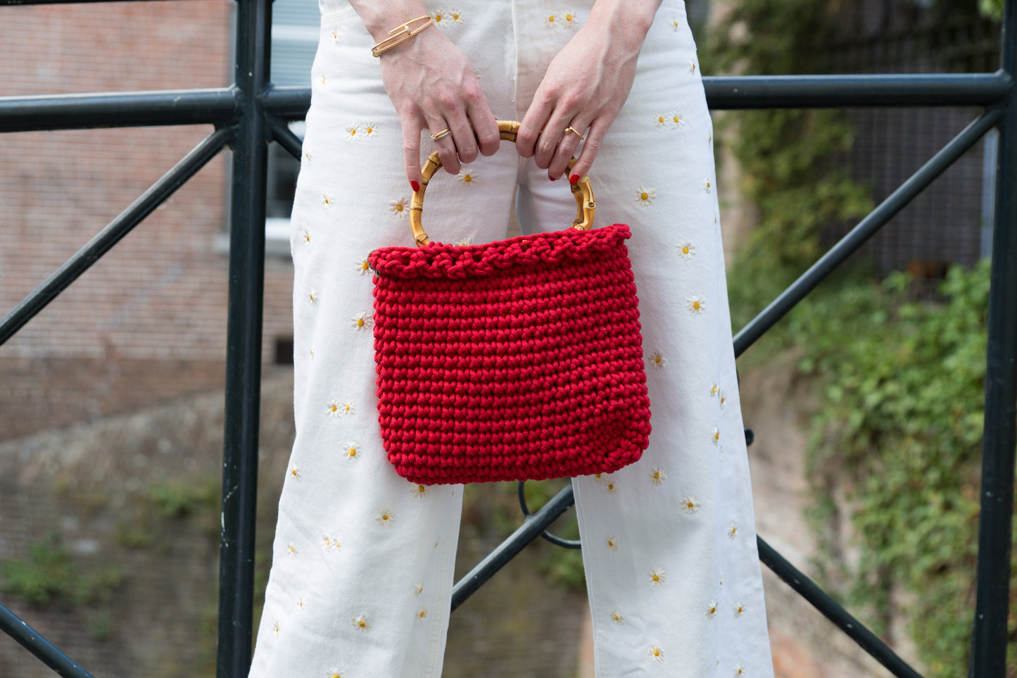 Tas Special Bamboe rood