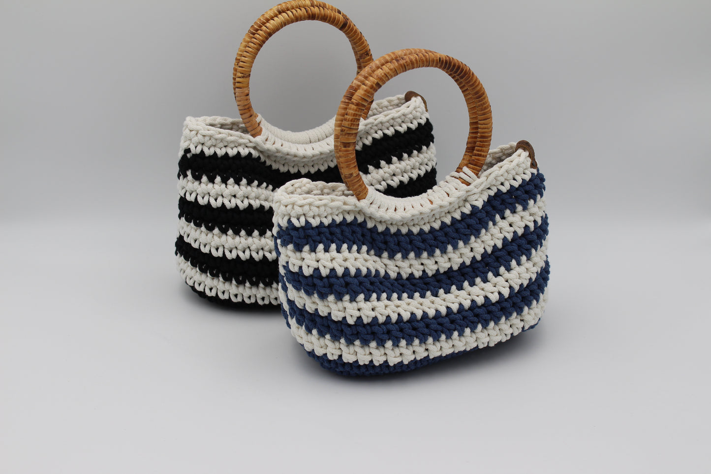 Tas Joan - Jeans/wit